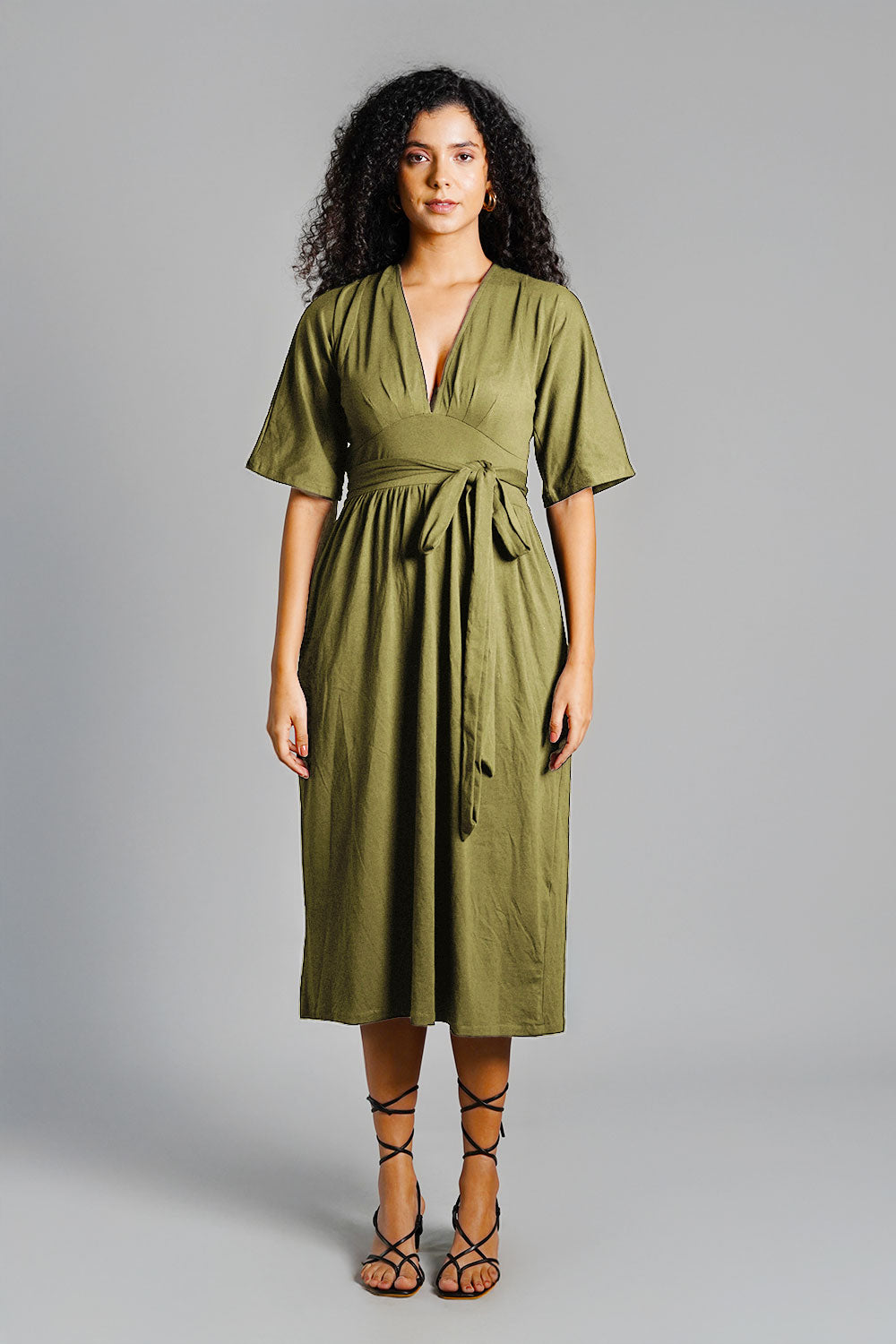 jersey knit convertible dress Stretch Jersey Knit Wrap Dress