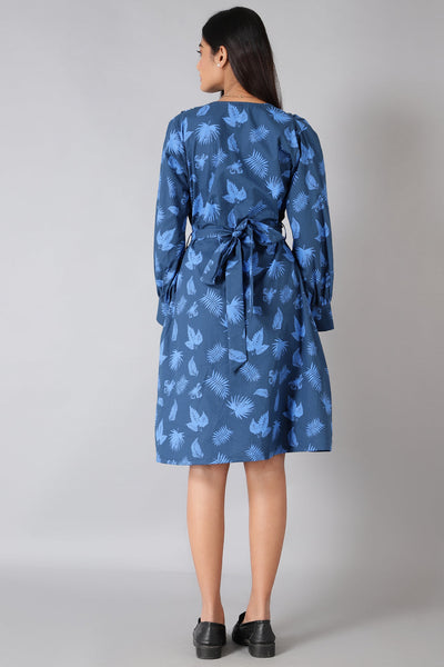 100% Cotton Blue Dress