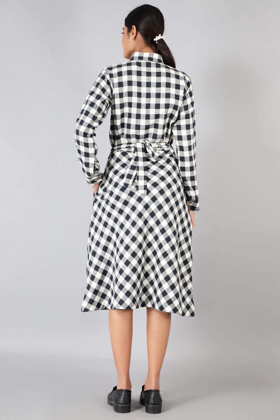 100% Cotton Black Dress