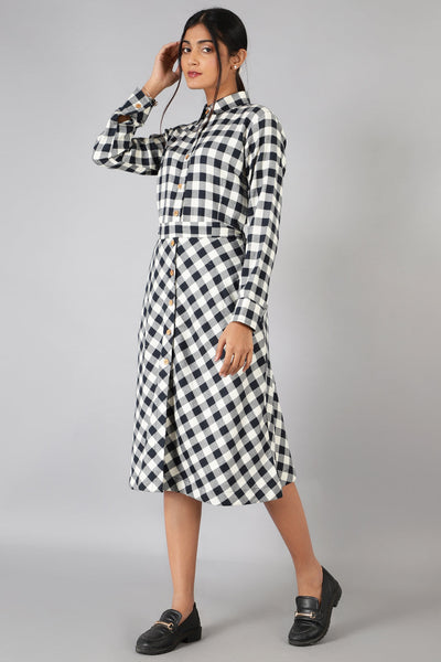 100% Cotton Black Dress