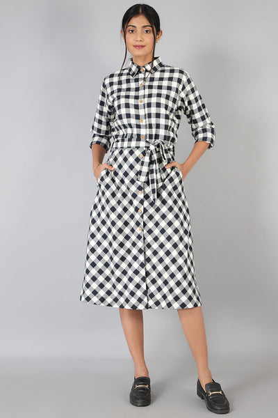 100% Cotton Black Dress