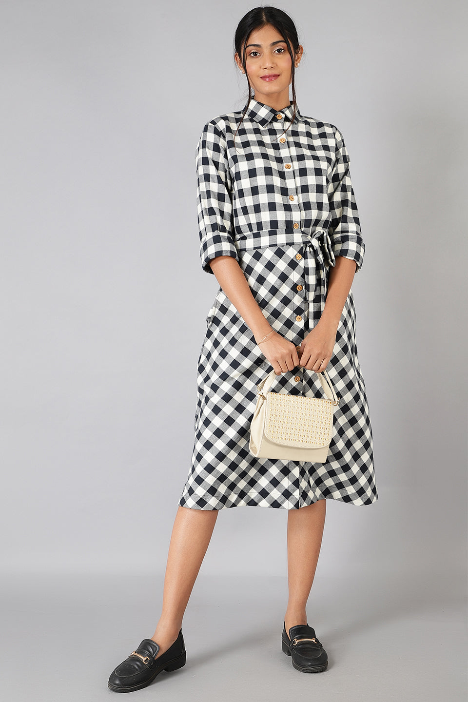 100% Cotton Black Dress