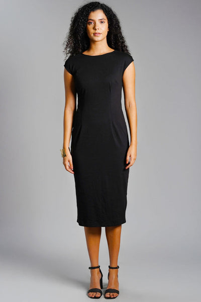 Ponte Knit Sheath Dress
