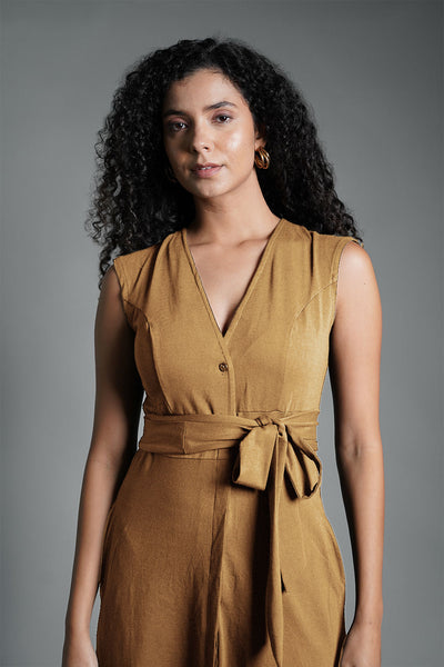 Beign Cotton Jersey Banded Empire Shirt Dress