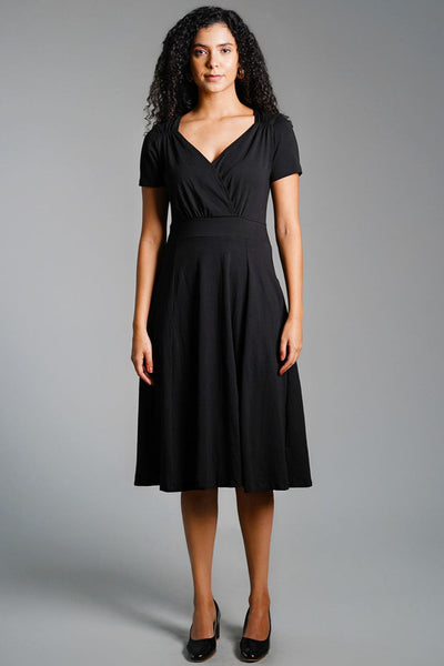 Sweetheart Cotton Jersey Empire Dress
