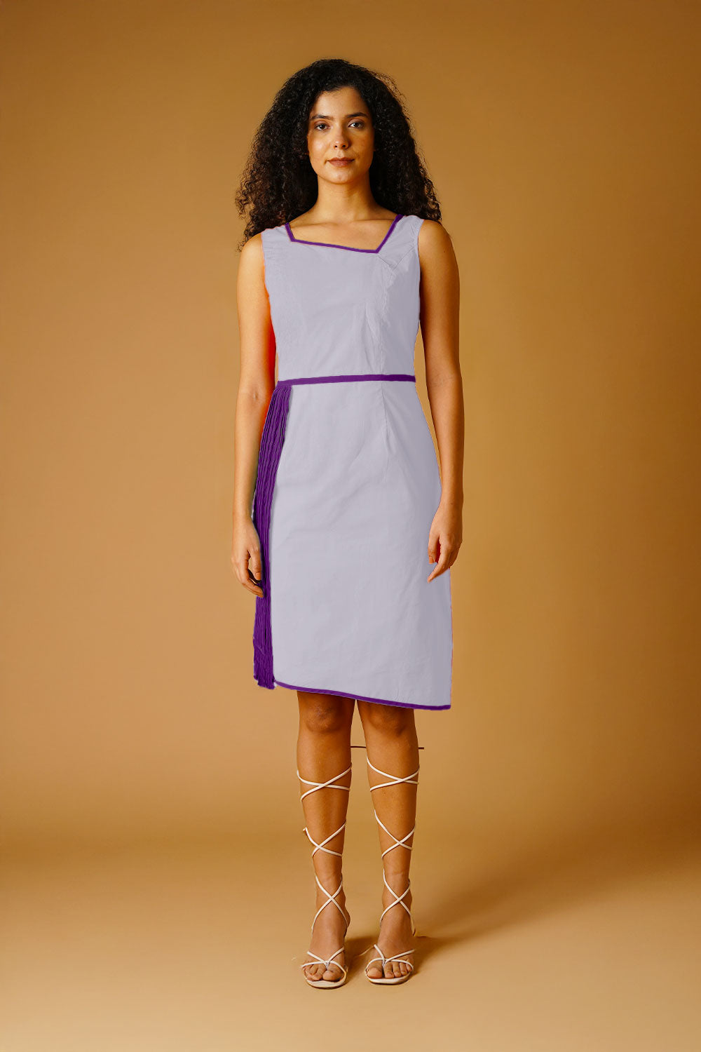Lavender Poplin Dress
