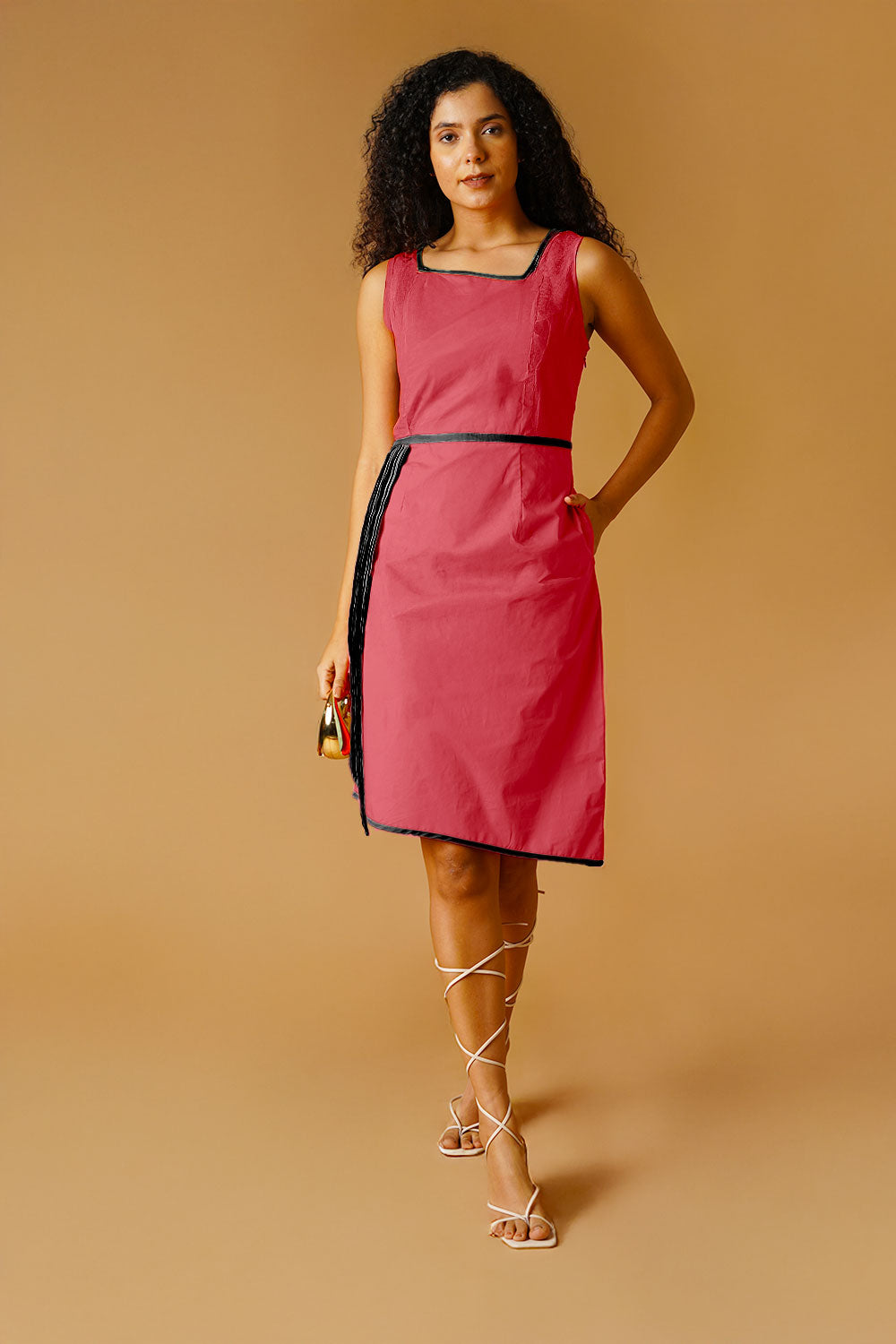 Pink Poplin Dress