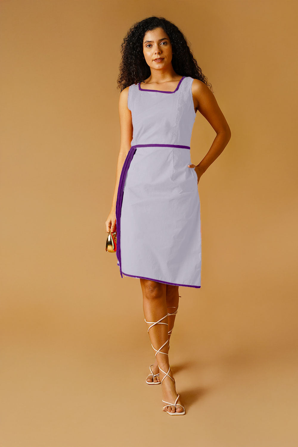 Lavender Poplin Dress