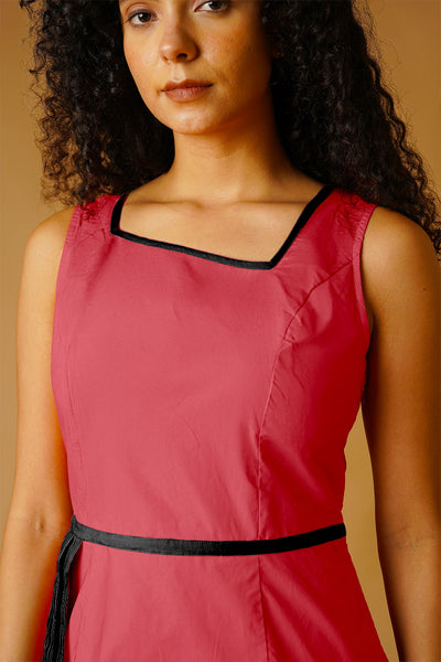 Pink Poplin Dress