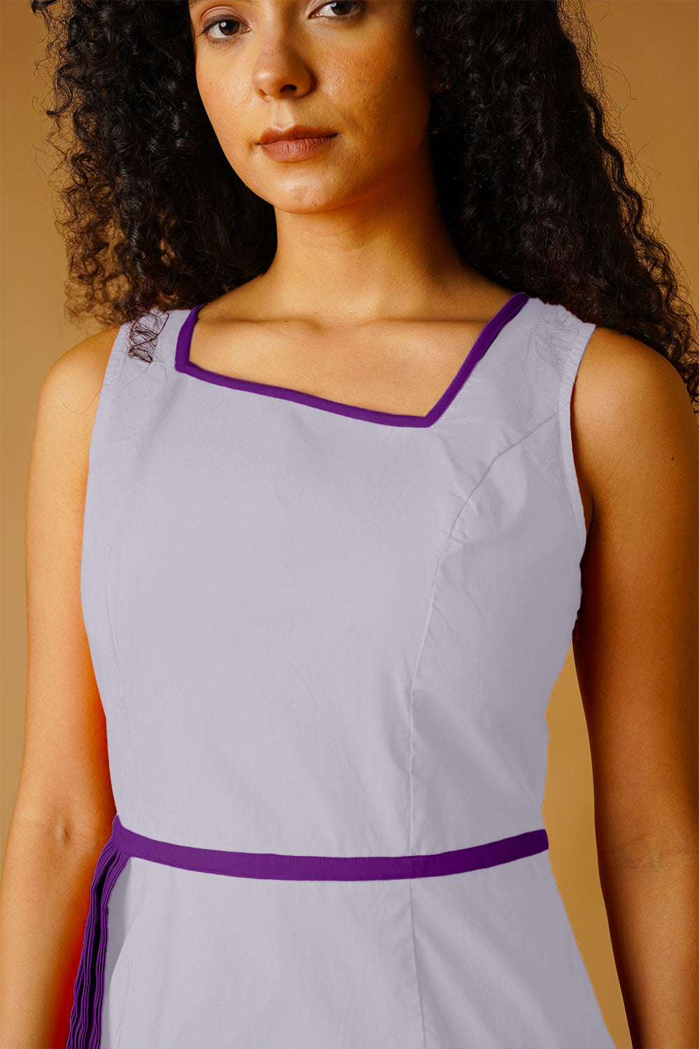 Lavender Poplin Dress