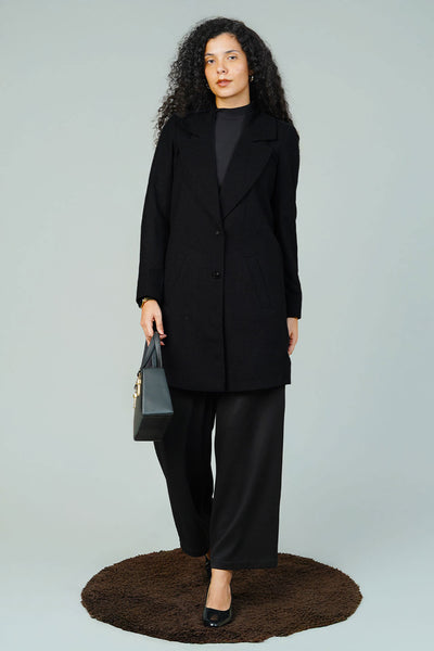 Tweed Black Blazer