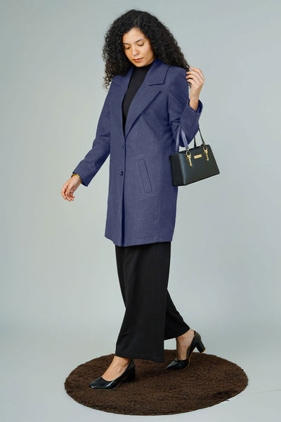 Tweed Purple Blazer
