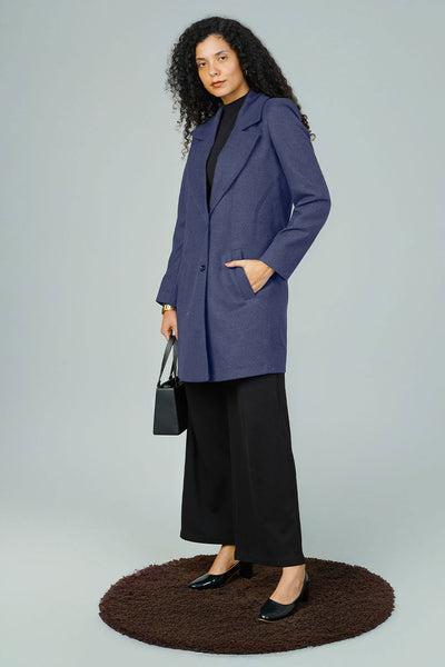 Tweed Purple Blazer