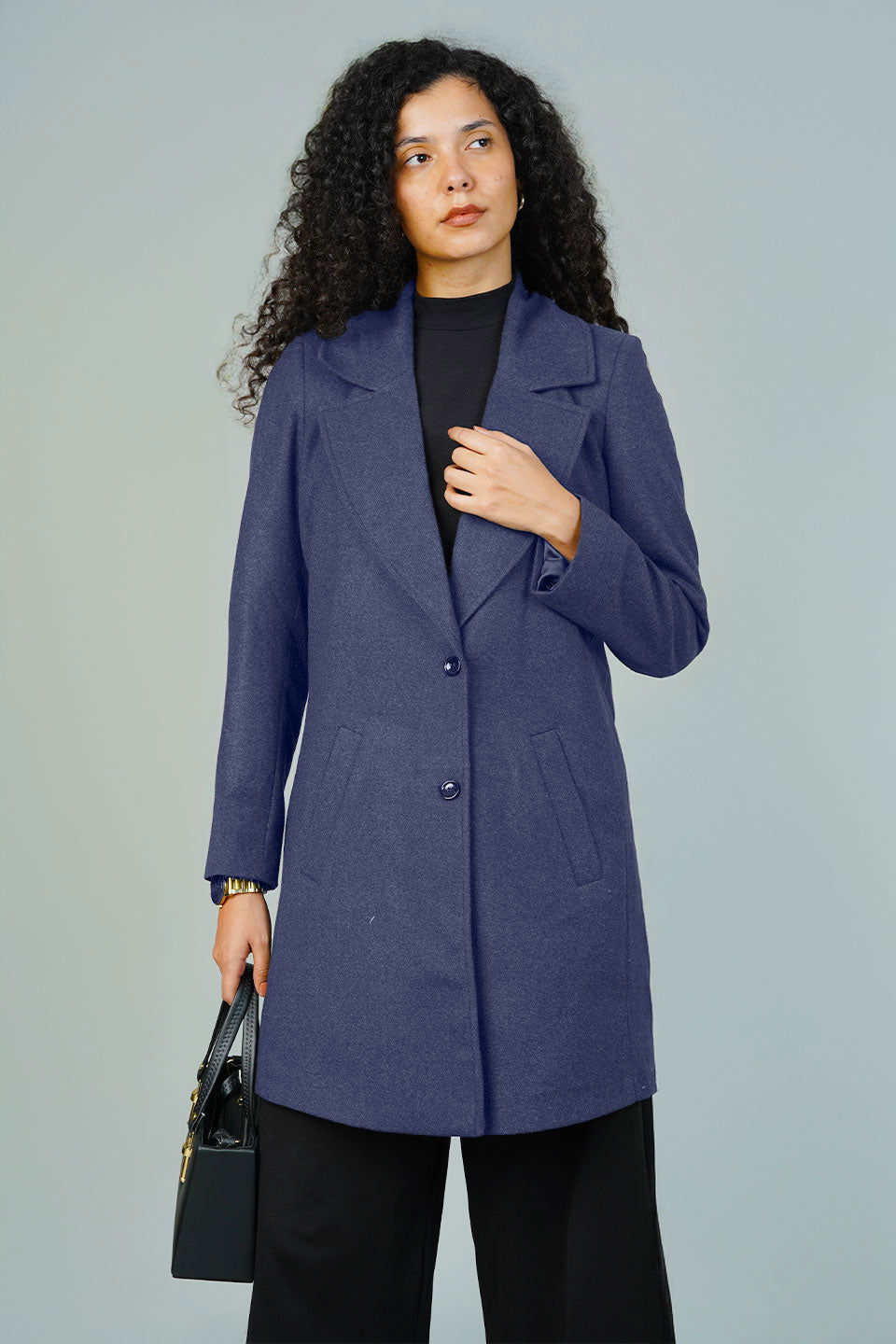 Tweed Purple Blazer