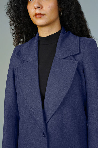 Tweed Purple Blazer