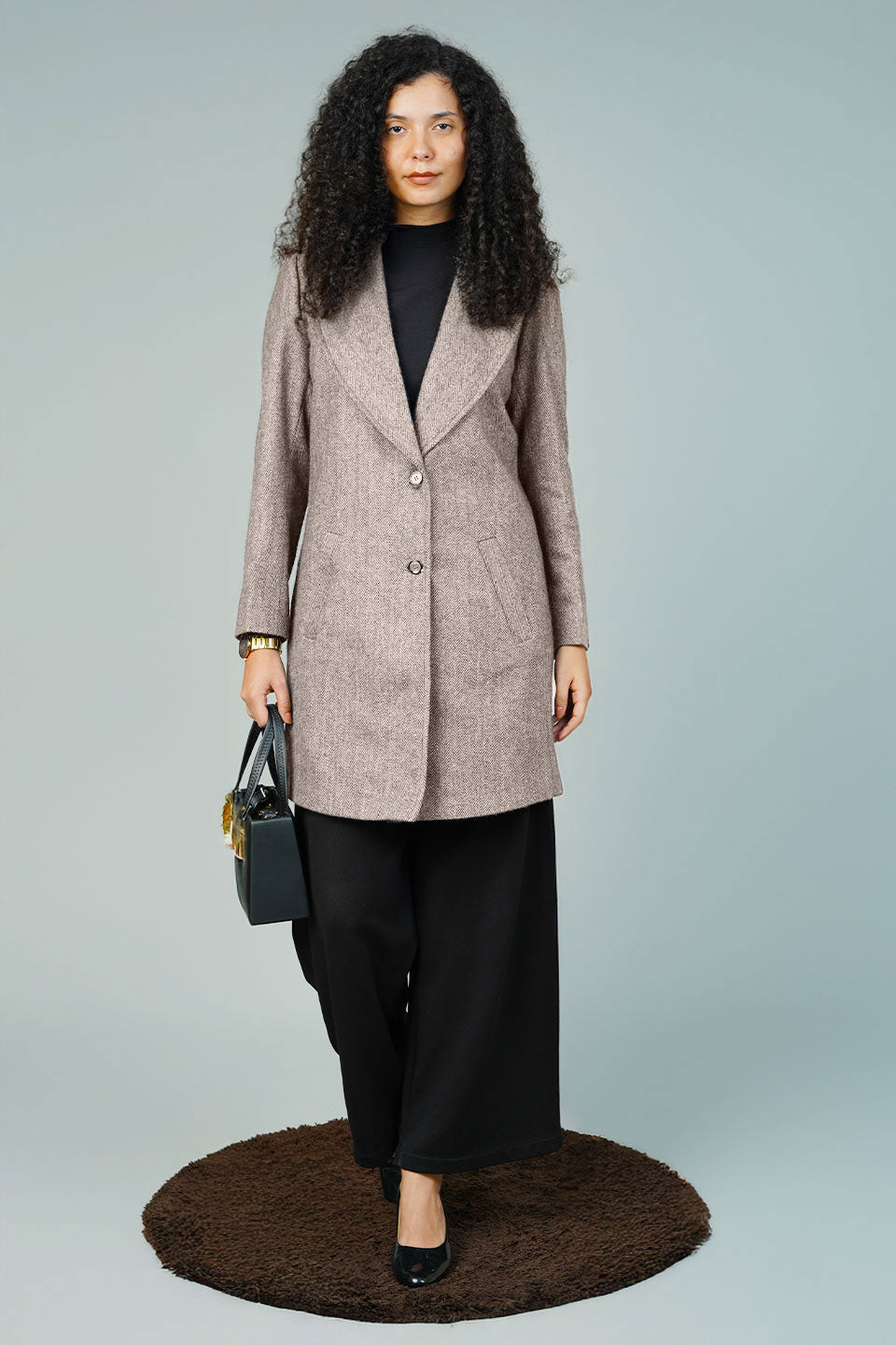 Tweedwool Beige Blazer