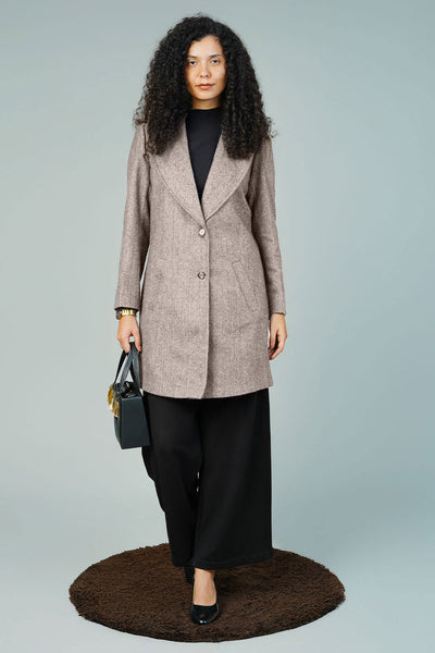 Tweedwool Beige Blazer