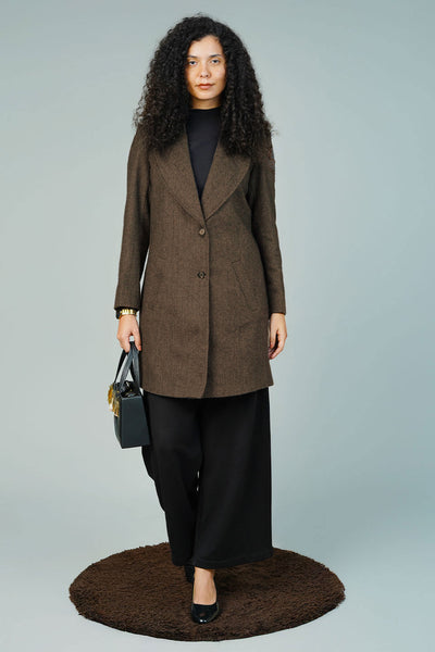 Tweedwool Brown Blazer