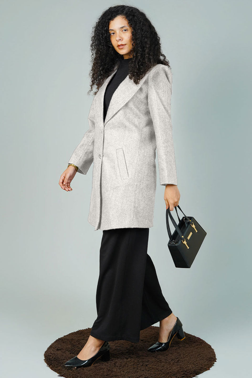 Tweedwool Silver Blazer