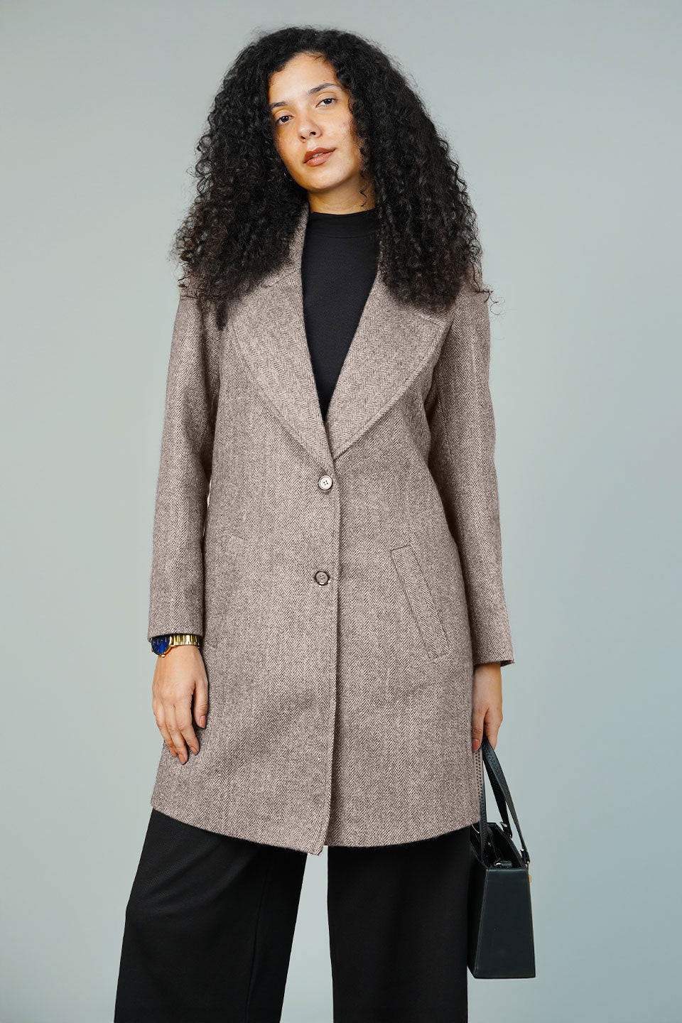 Tweedwool Beige Blazer