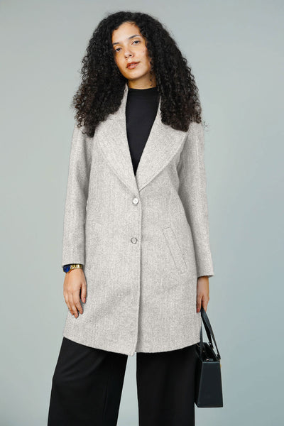 Tweedwool Silver Blazer