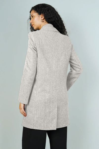 Tweedwool Silver Blazer