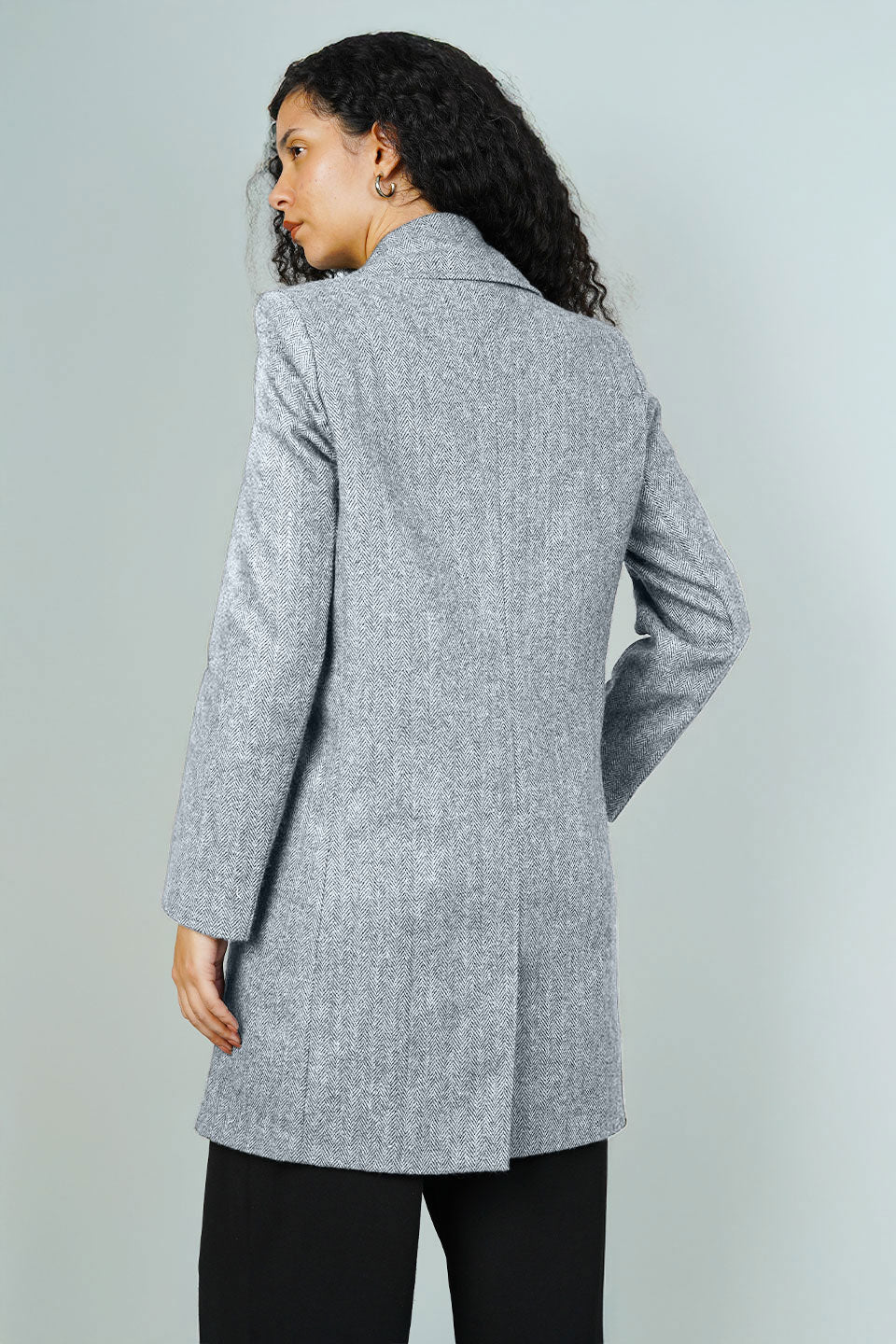 Tweedwool Blue Blazer