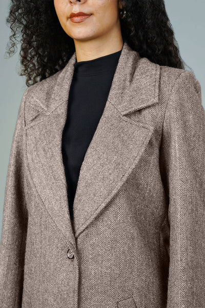 Tweedwool Beige Blazer