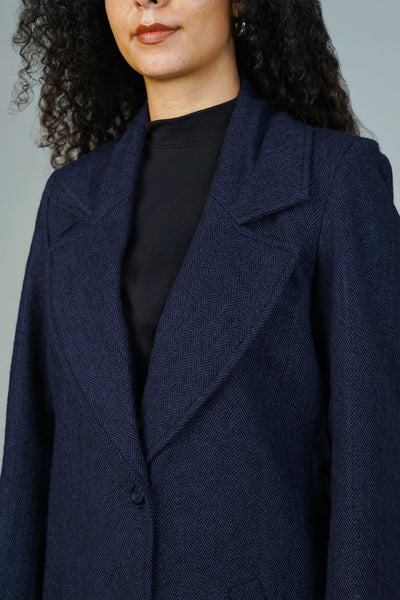 Tweedwool Blue Blazer