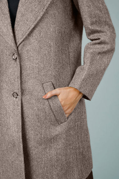 Tweedwool Beige Blazer