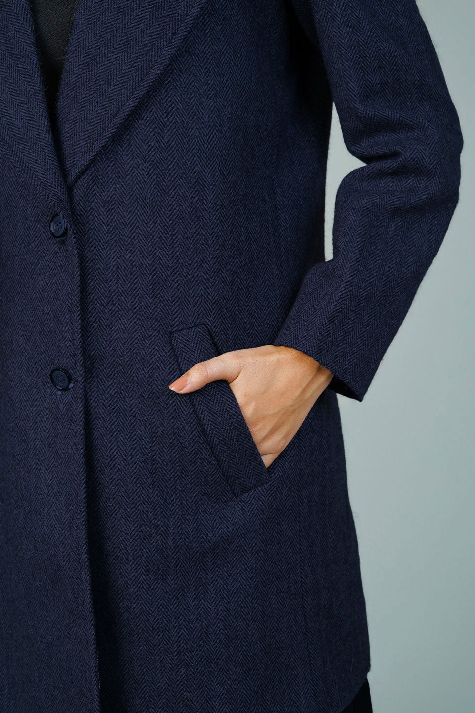 Tweedwool Blue Blazer