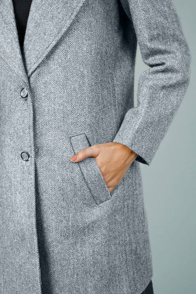Tweedwool Blue Blazer