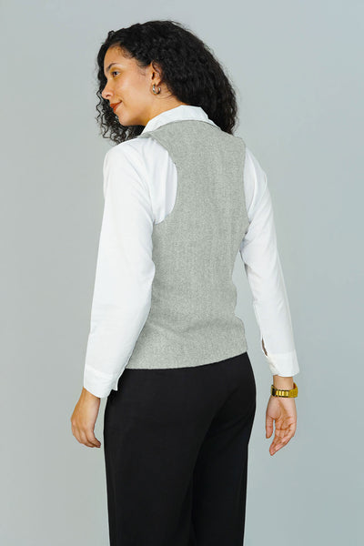 Tweedwool Green Waistcoat