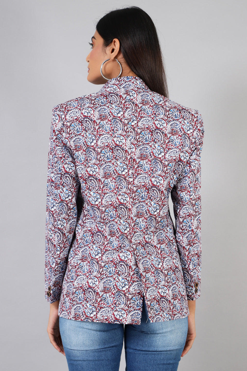 100% Cotton Multicolored Blazer