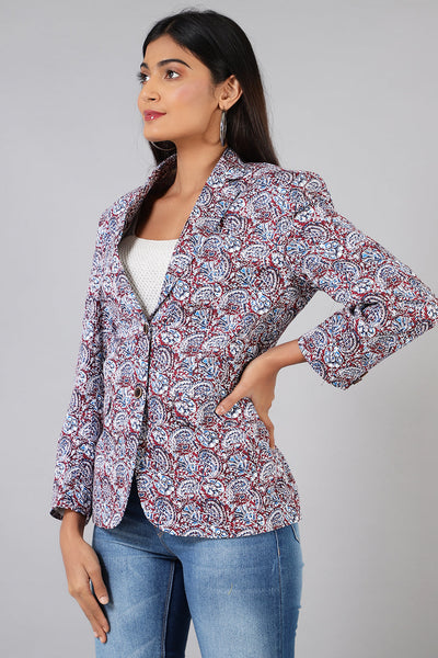 100% Cotton Multicolored Blazer