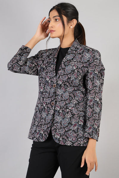 100% Cotton Black Blazer