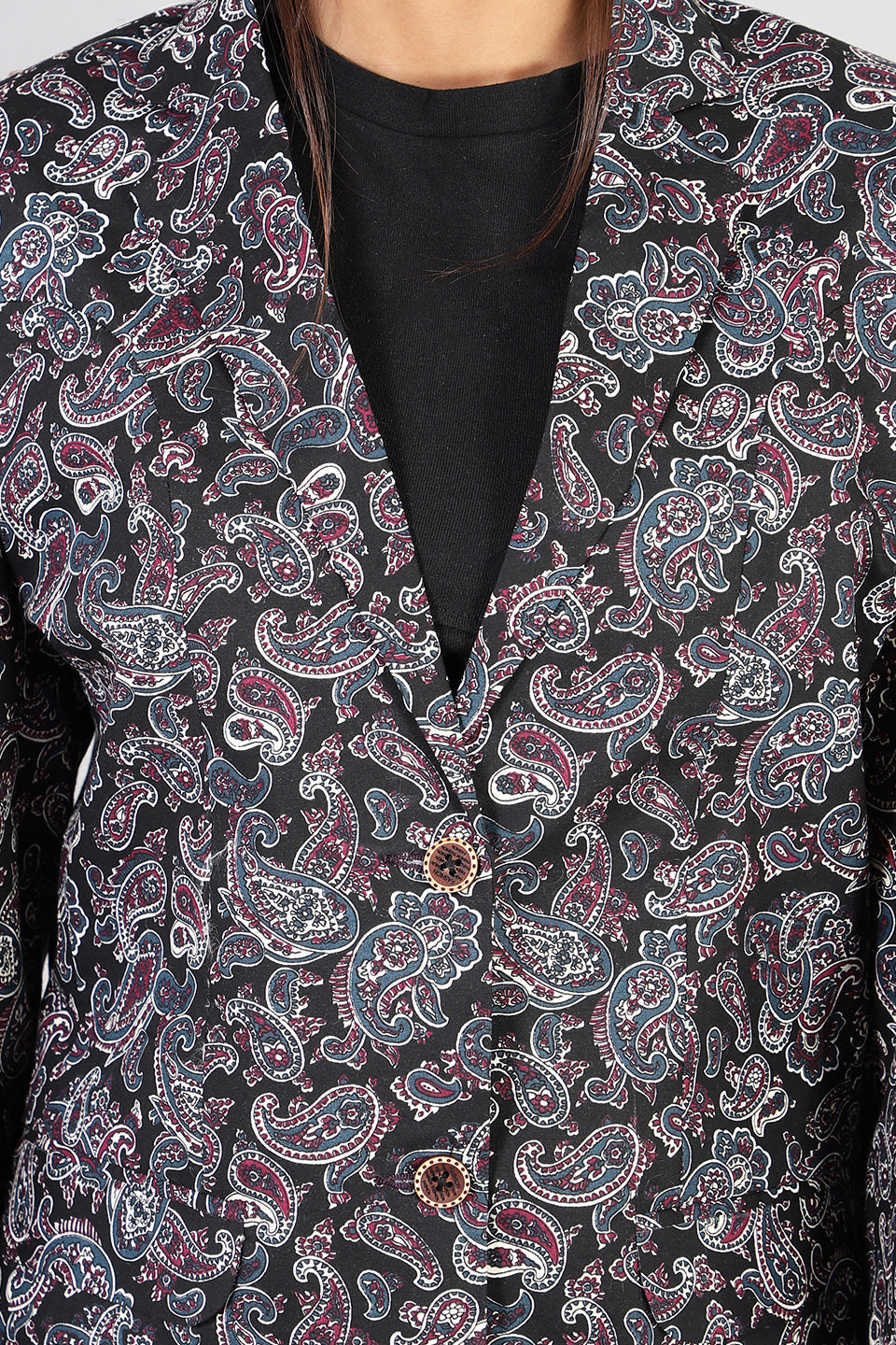 100% Cotton Black Blazer