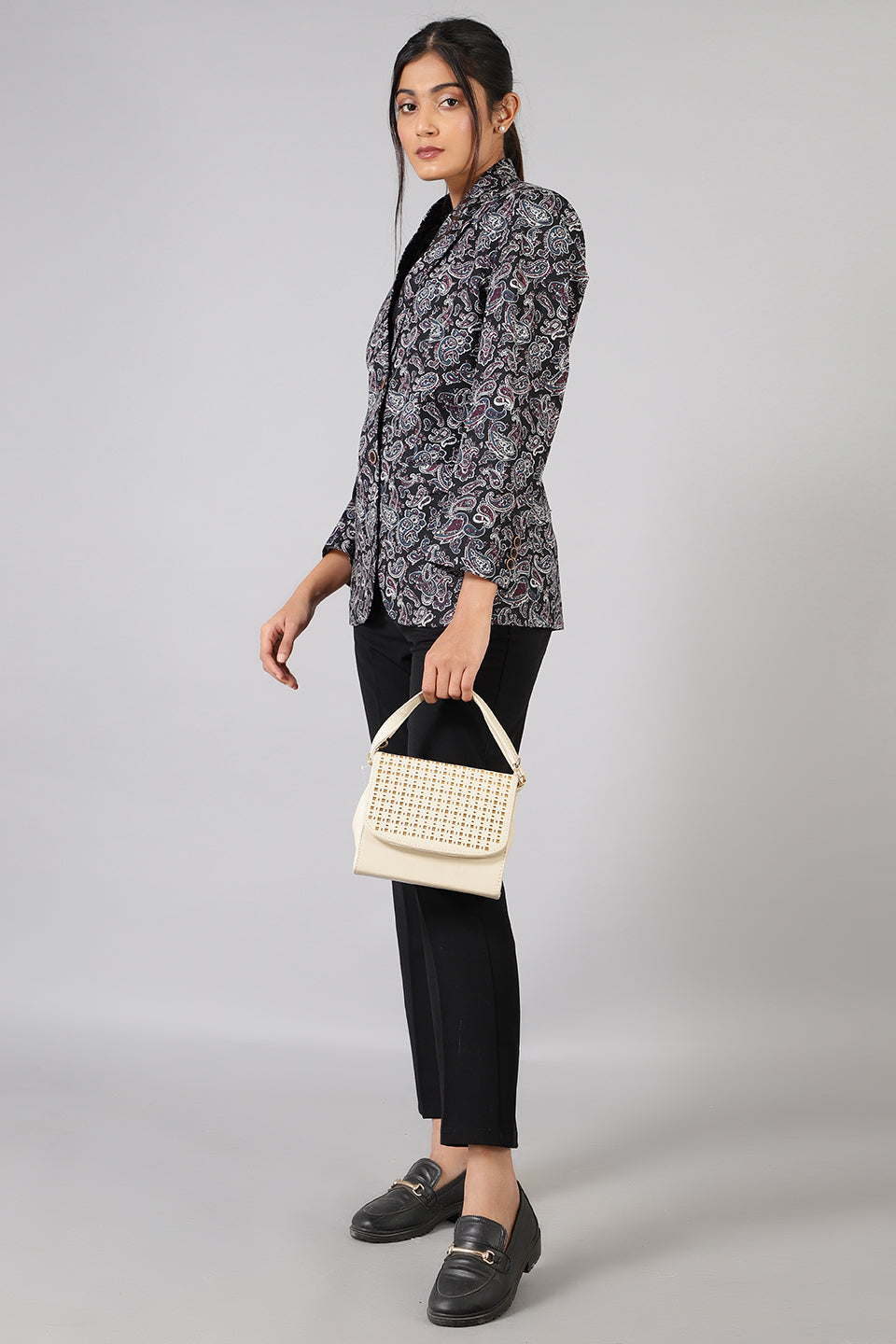 100% Cotton Black Blazer