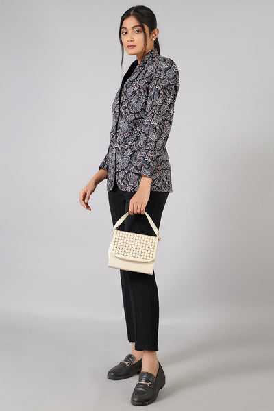100% Cotton Black Blazer