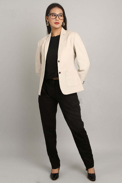 Corduroy Beige Cotton Bazer