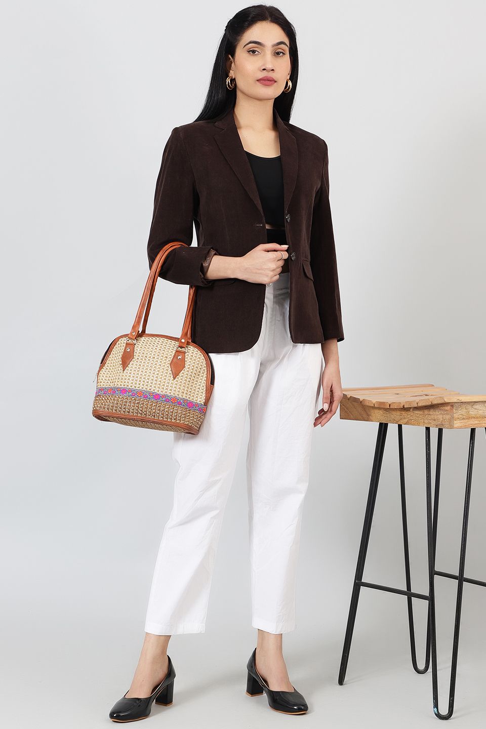 Corduroy Brown 1 Cotton  Blazer