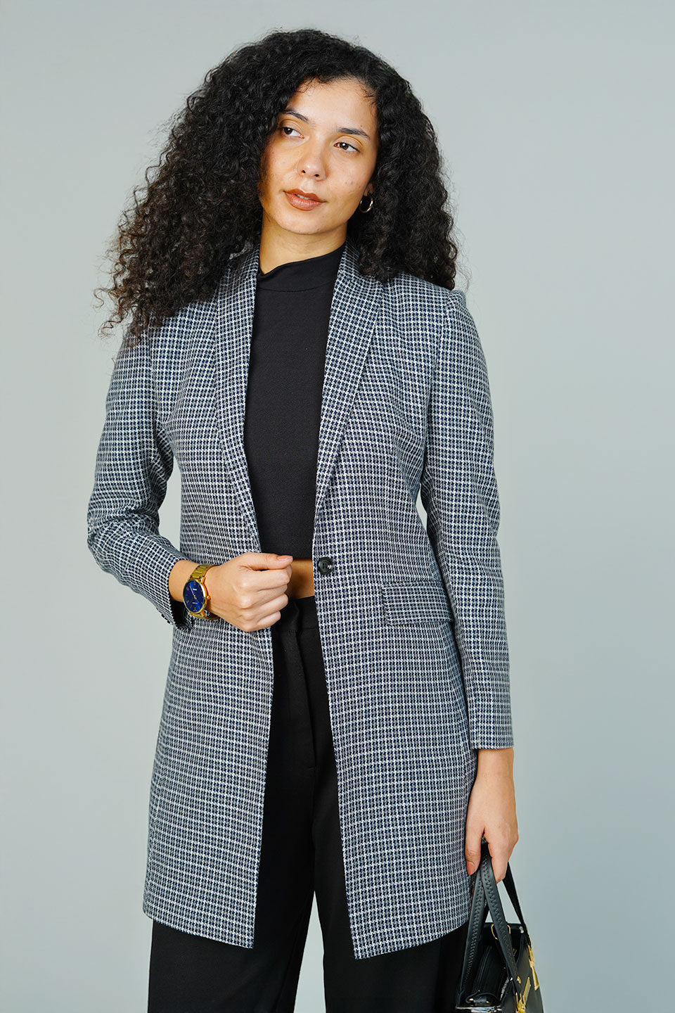Tweed Blue Blazer
