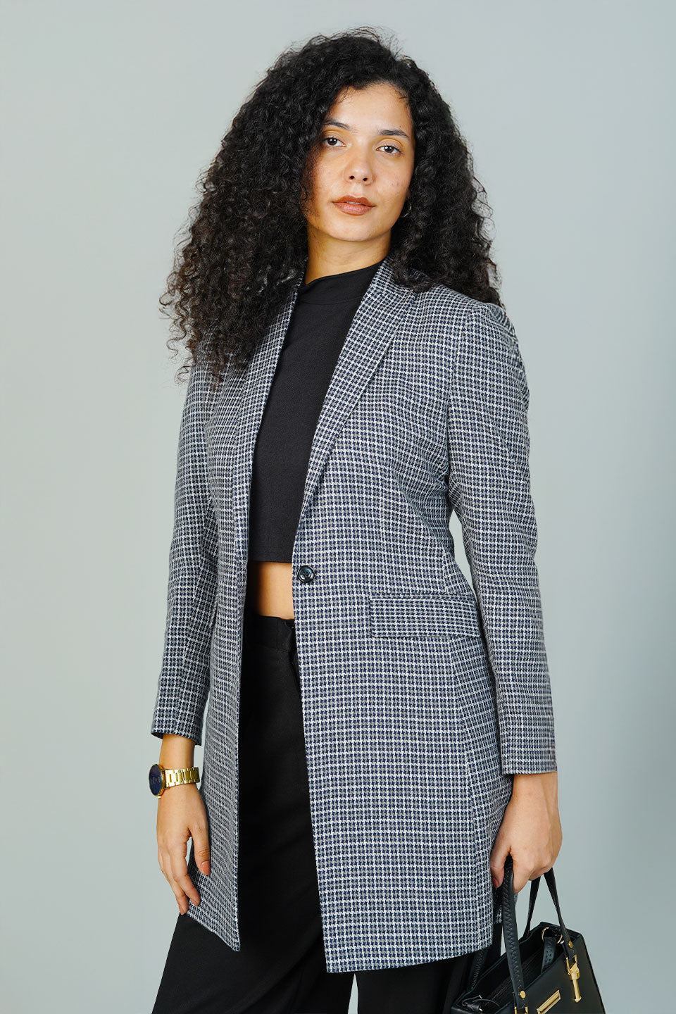 Tweed Blue Blazer