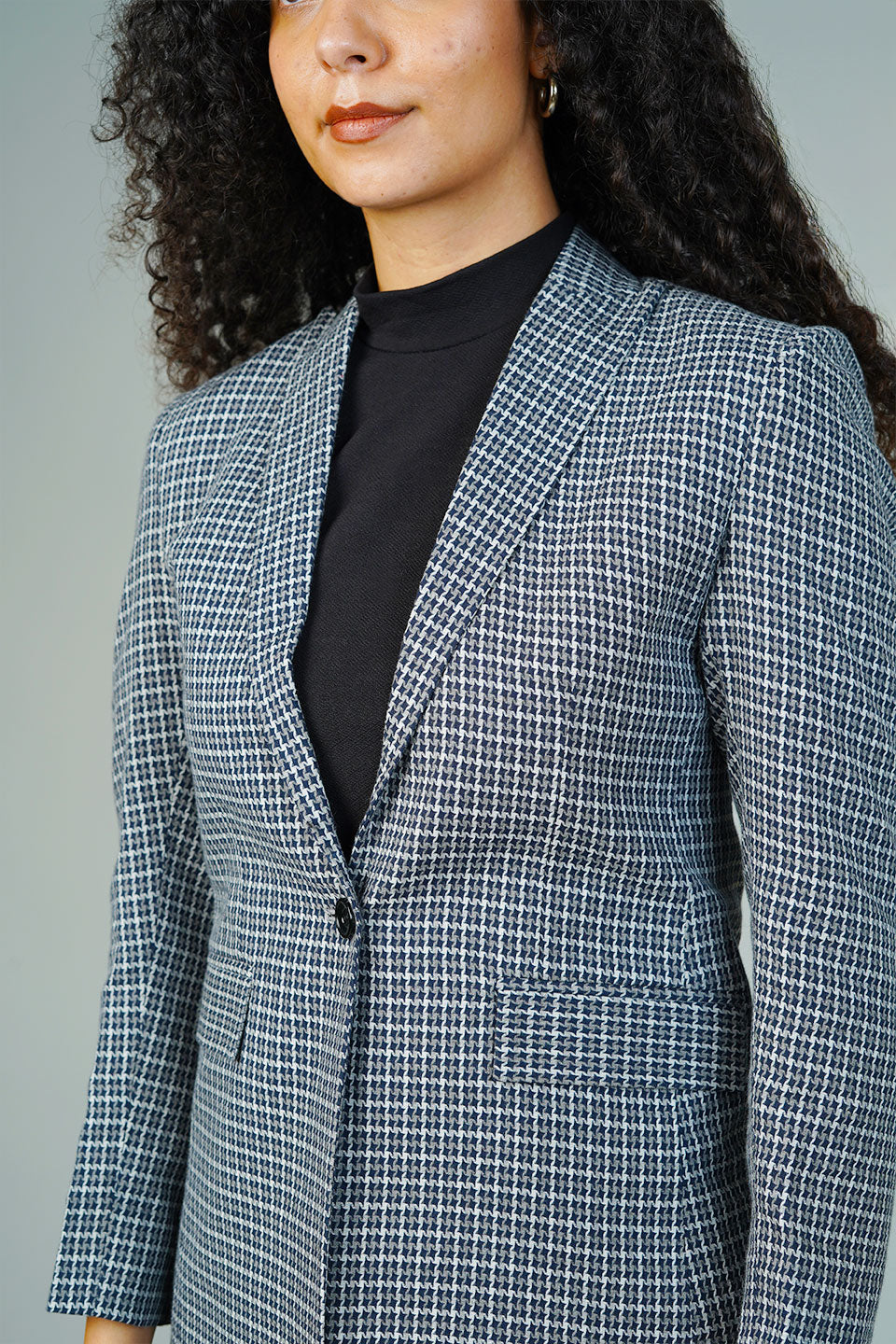 Tweed Blue Blazer