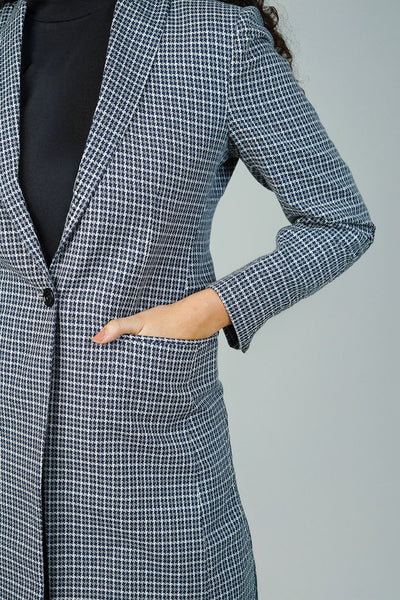 Tweed Blue Blazer