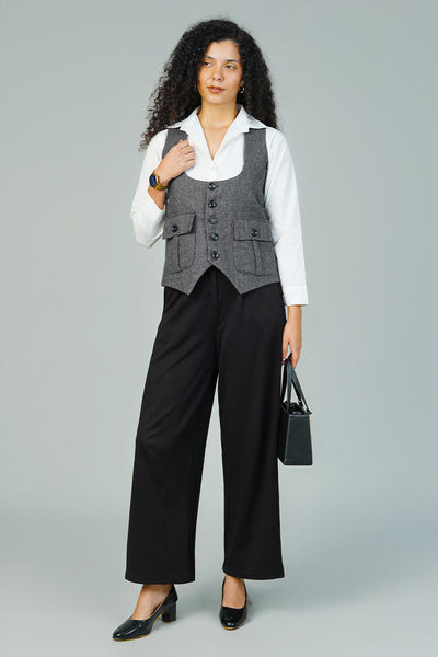 Tweedwool Grey Waistcoat