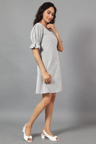 Cotton Mini White Dress