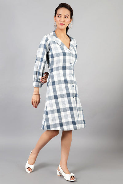 Cotton Midi White Dress